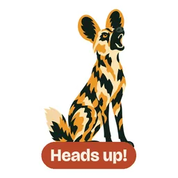 Heads up! sticker