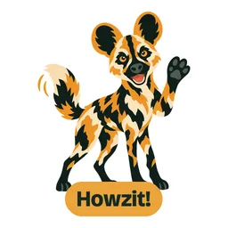 Howzit! sticker